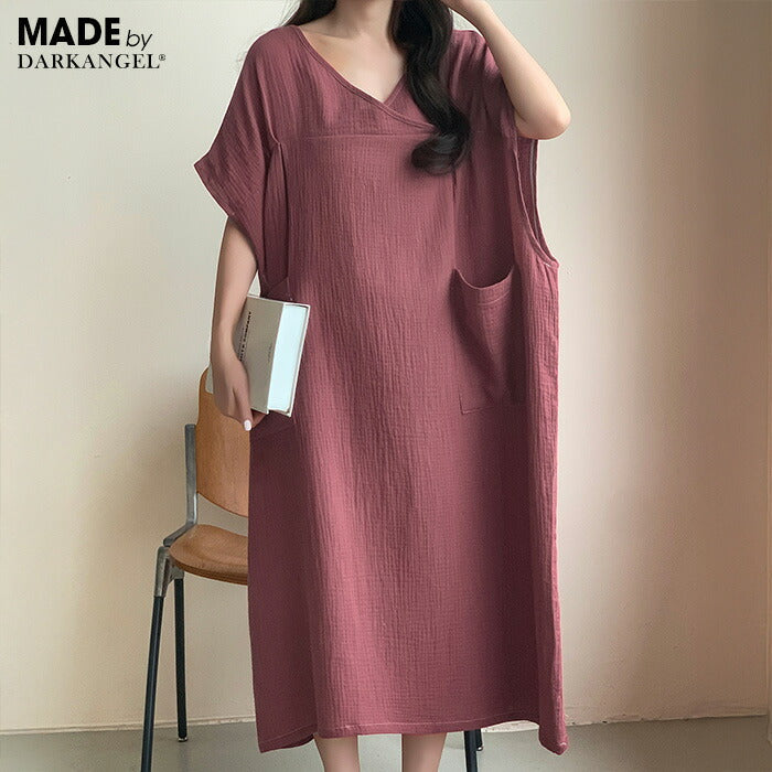 03type | 綿100% | 湯上りガーゼワンピース