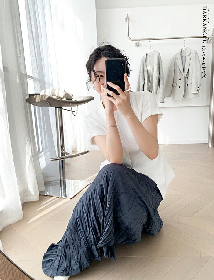 ウエストシェイプTシャツ