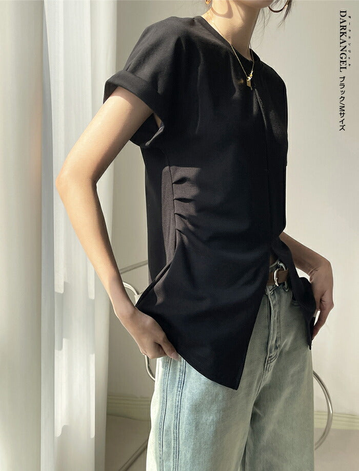 ウエストシェイプTシャツ