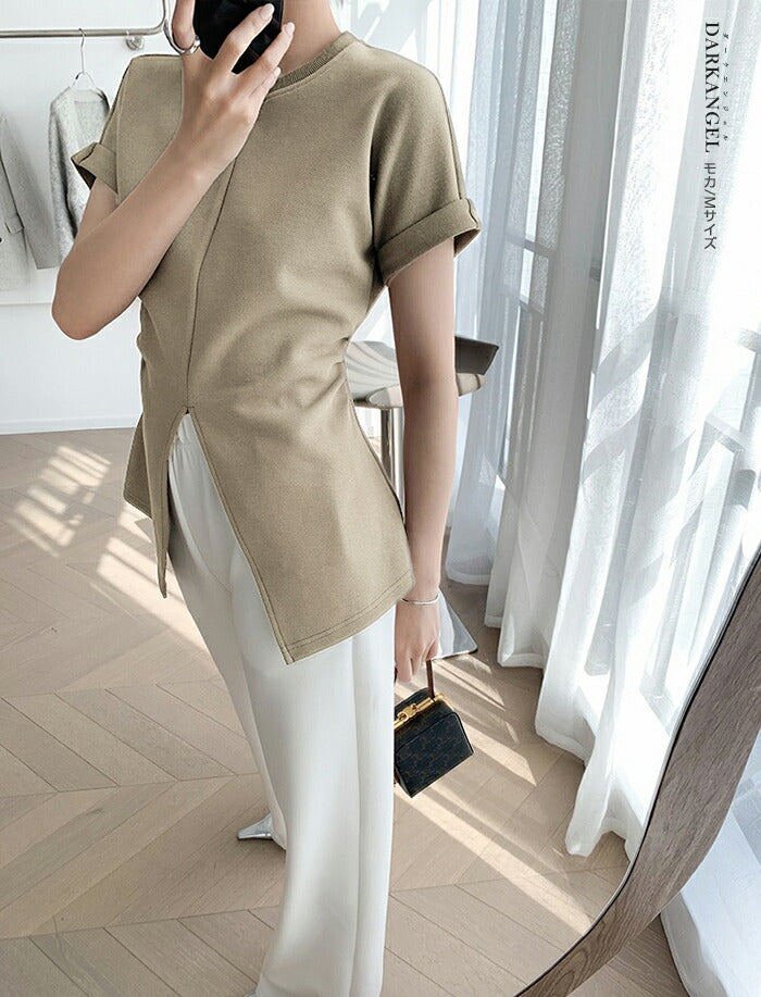 ウエストシェイプTシャツ