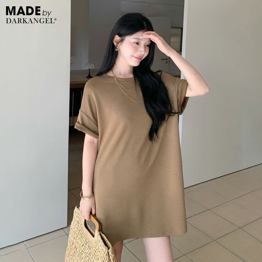 オーバーサイズTシャツワンピ