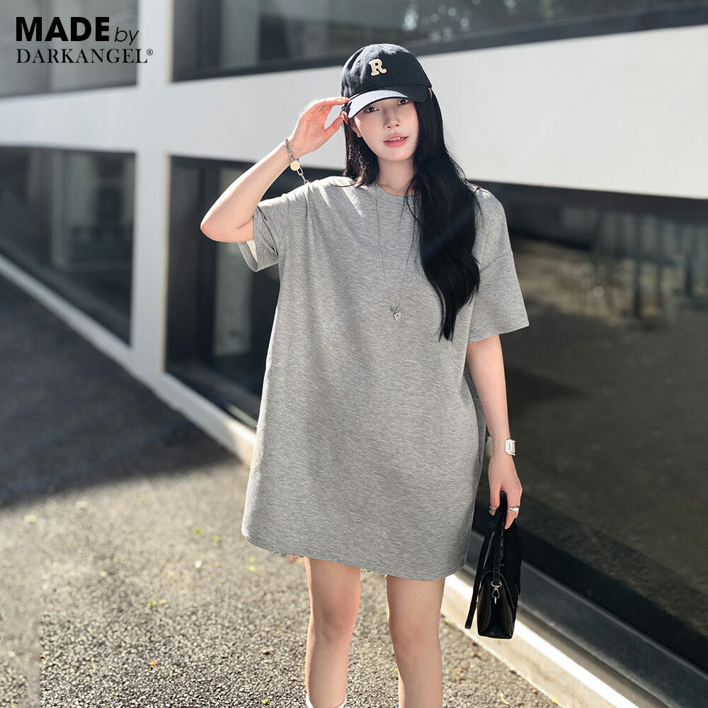 オーバーサイズTシャツワンピ