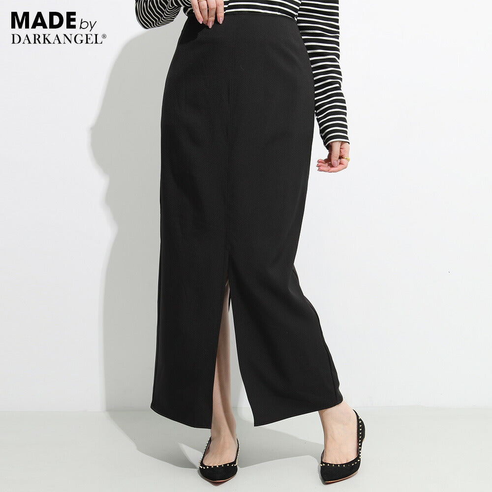 ナロースカート ストレッチ スリット