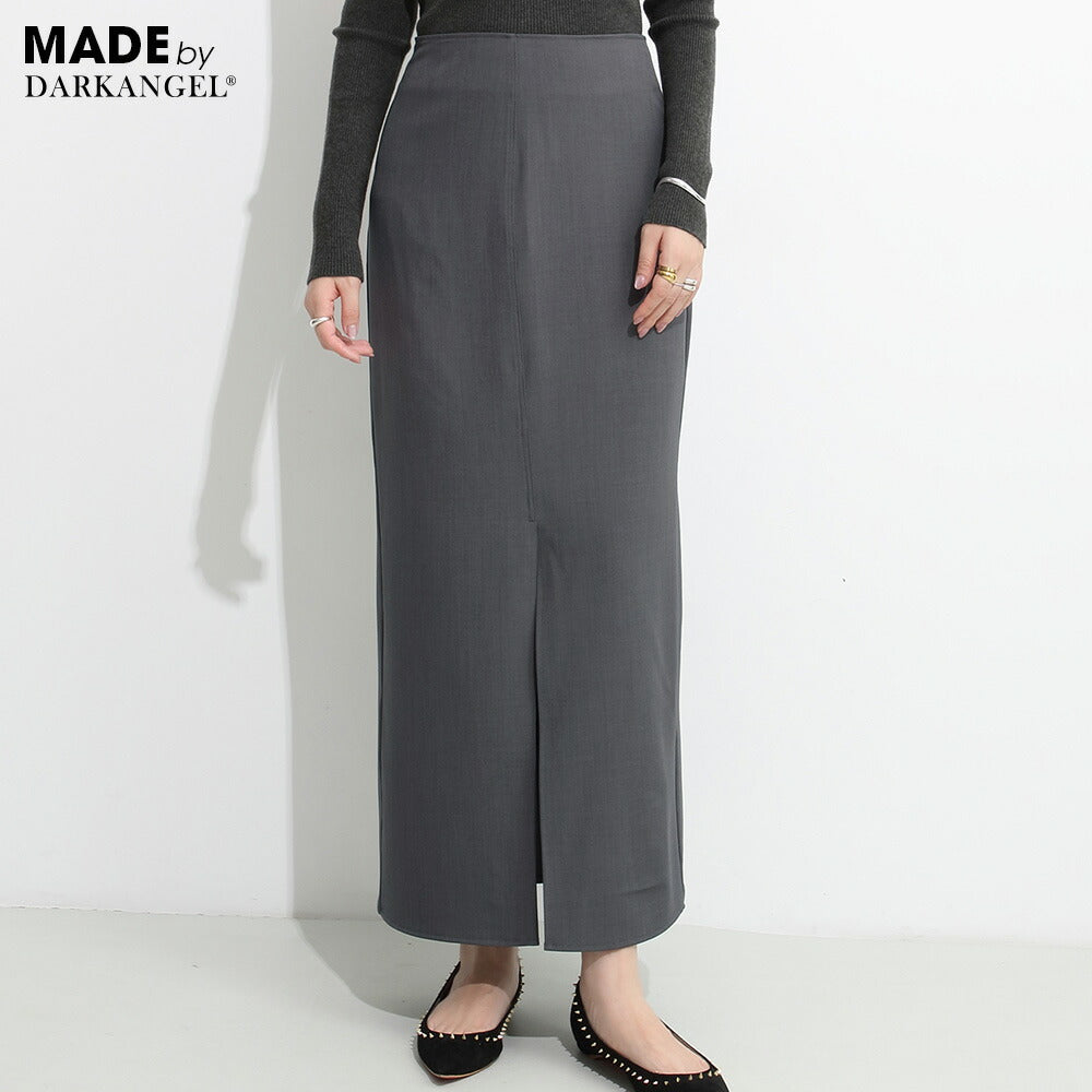 ナロースカート ストレッチ スリット