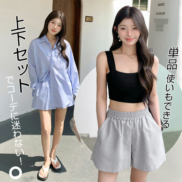 ストライプシャツラッシュガード