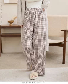 11color | 06type チェック柄ルームウェアパンツ