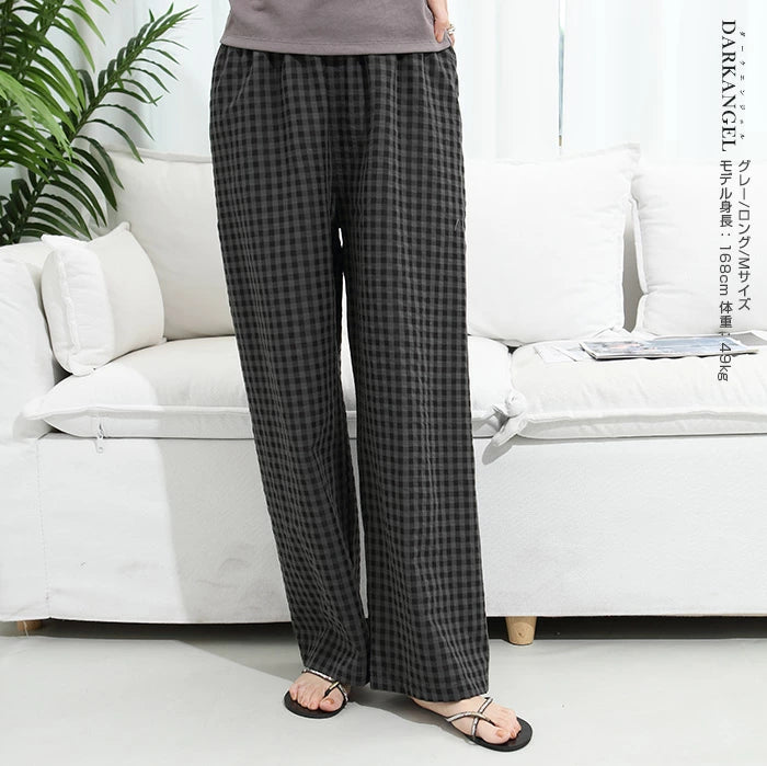 11color | 06type チェック柄ルームウェアパンツ