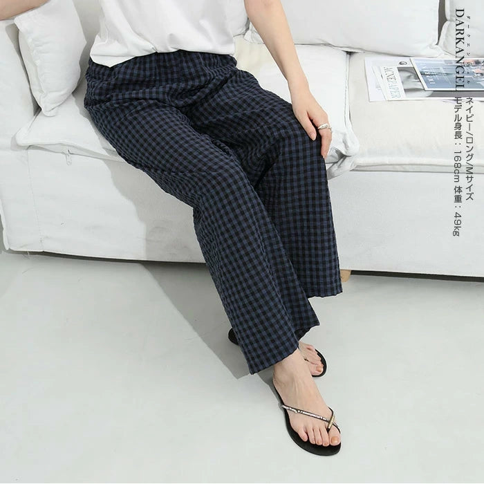 11color | 06type チェック柄ルームウェアパンツ