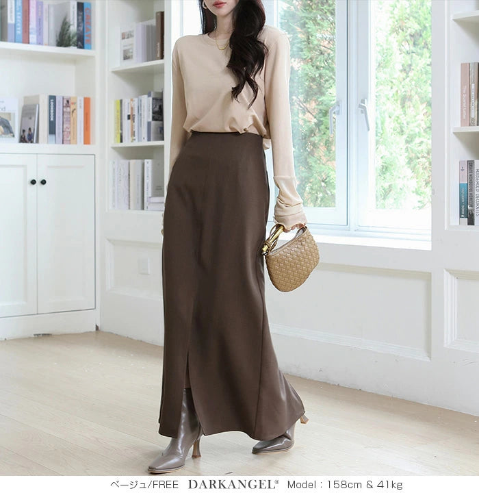 シアーカフスカットソー