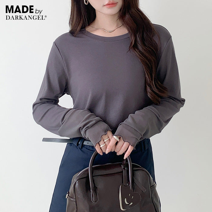 シアーカフスカットソー