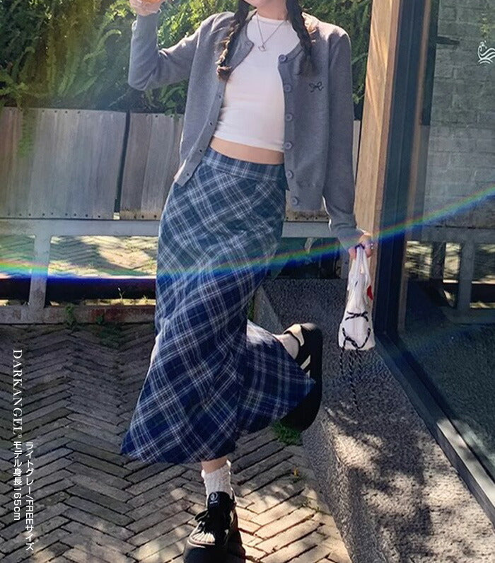 リボンモチーフショートカーデ