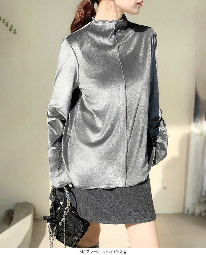 前後2WAYベロアカットソー