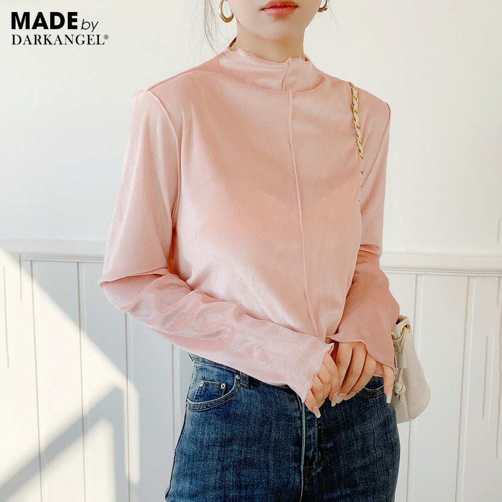 前後2WAYベロアカットソー