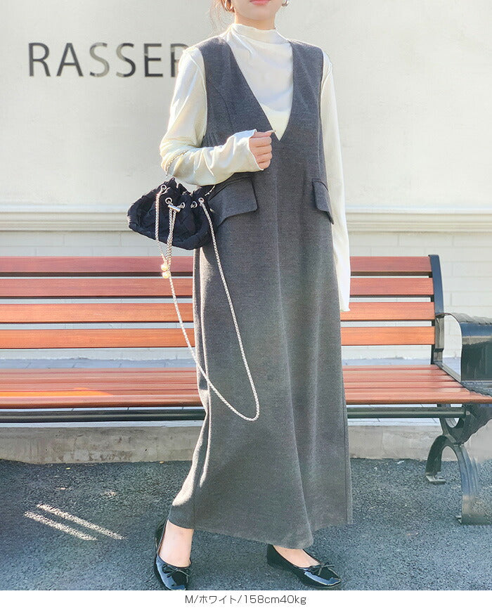 前後2WAYベロアカットソー