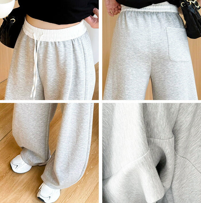 ダブルウエストカーブパンツ