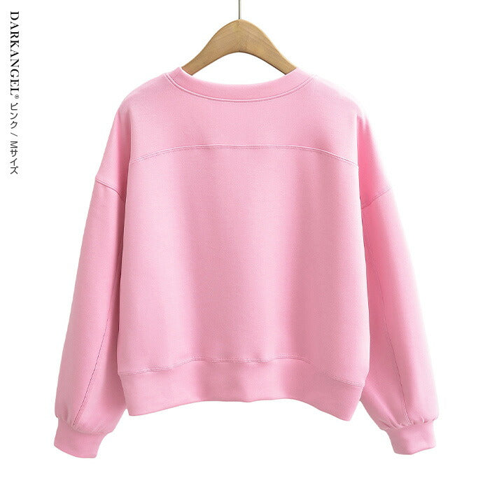 ドロップショルダースウェットトップス