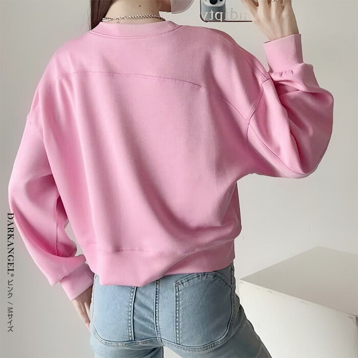 ドロップショルダースウェットトップス