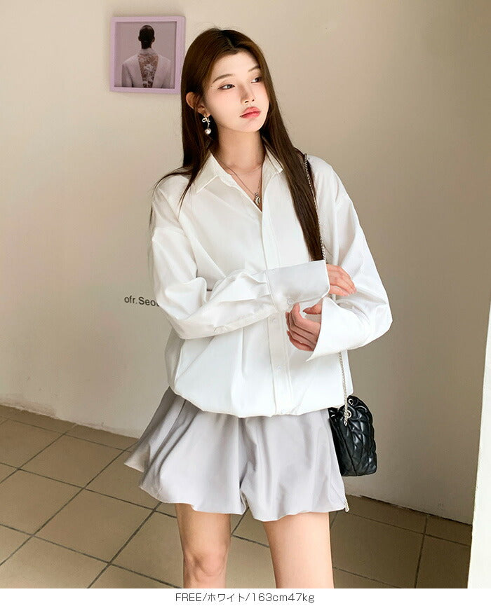 ヘムキャザーシャツ