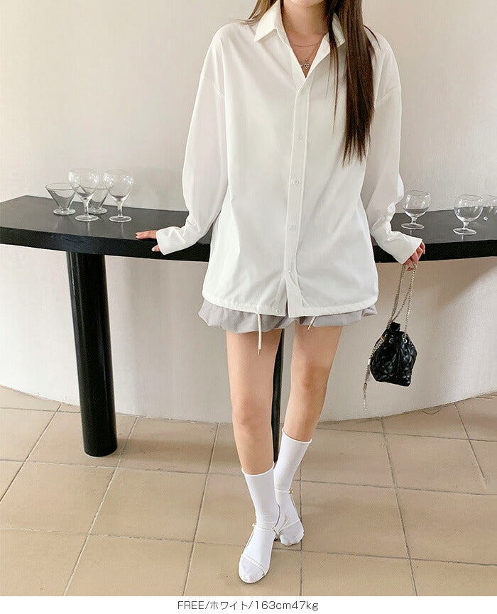 ヘムキャザーシャツ