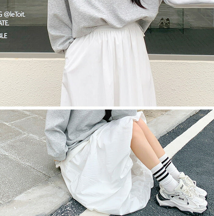 ワッシャーバルーンスカート