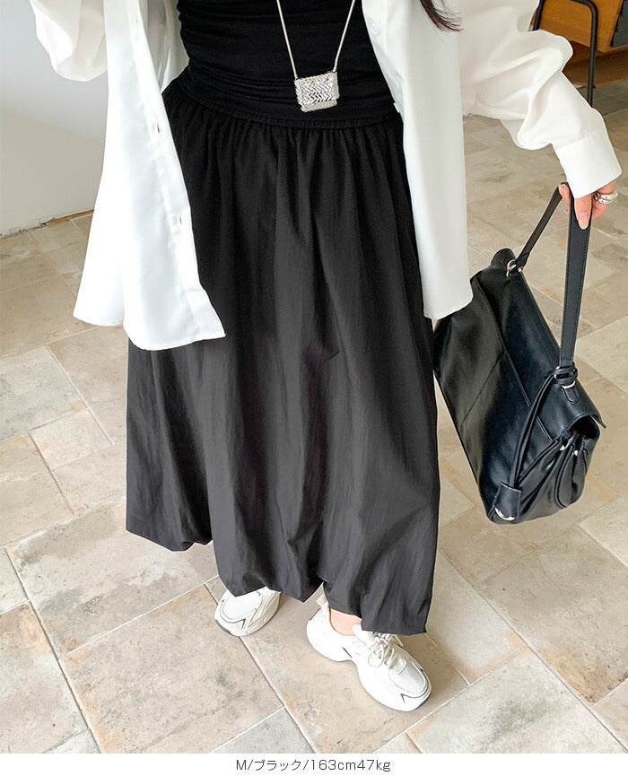 ワッシャーバルーンスカート