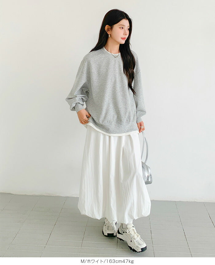 ワッシャーバルーンスカート