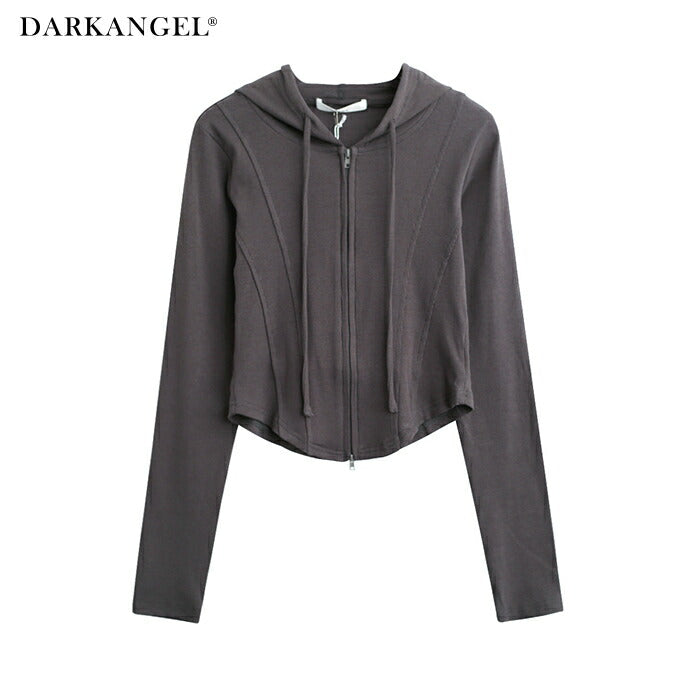 コンパクトダブルジップシアーパーカー