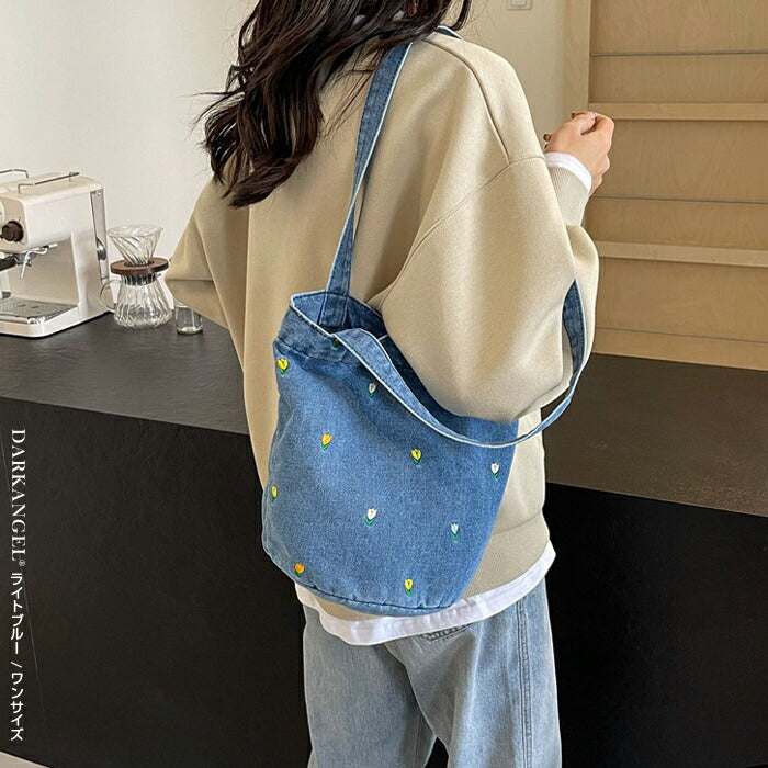 ヴィンテージデニムトートバッグ