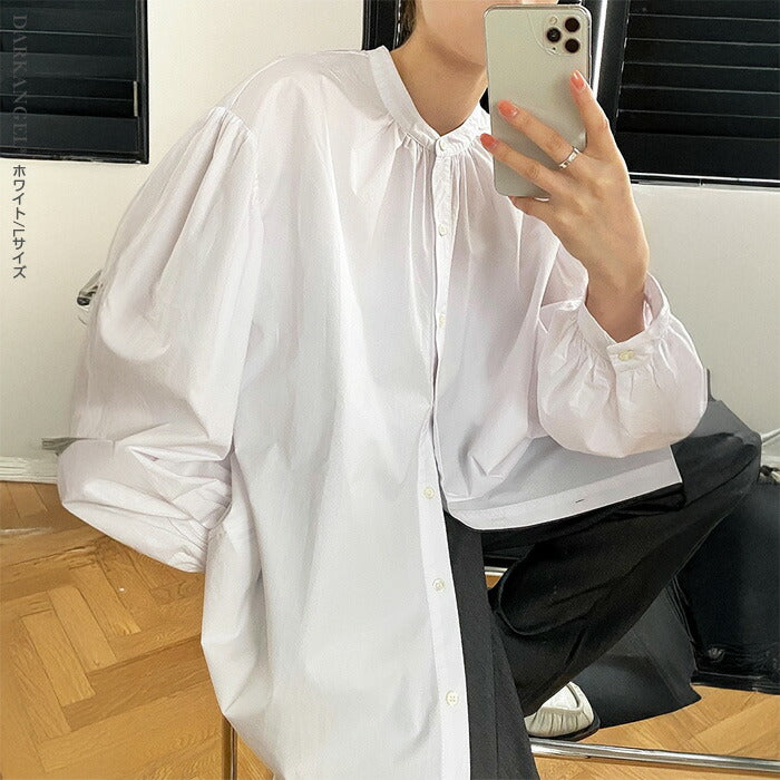 ボリューム袖シャツ