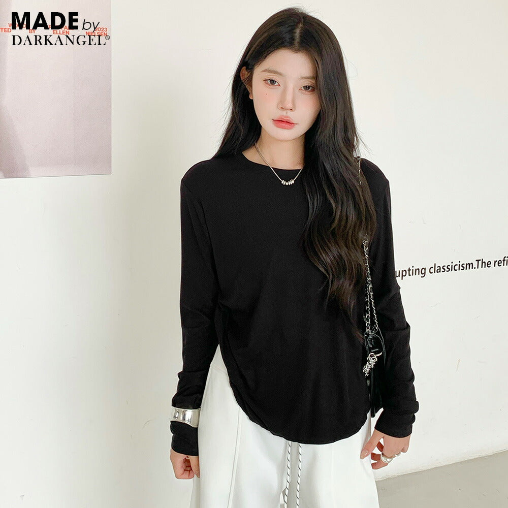 薄手長袖カットソー