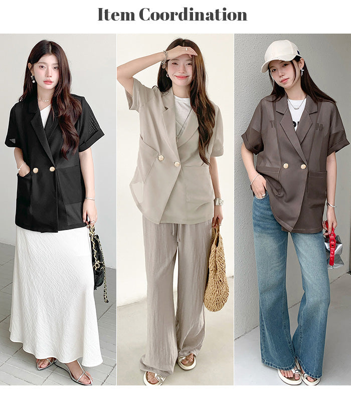 03 colorメッシュ ジャケット