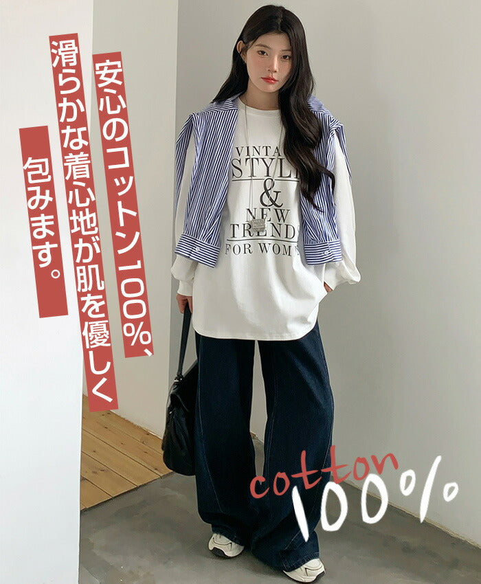 ヴィンテージプリントBIGロンT