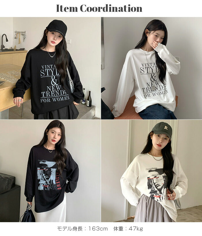 ヴィンテージプリントBIGロンT