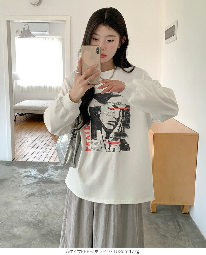 ヴィンテージプリントBIGロンT