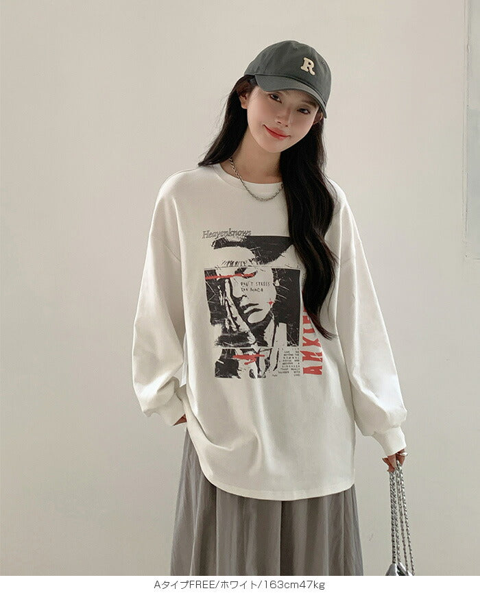 ヴィンテージプリントBIGロンT