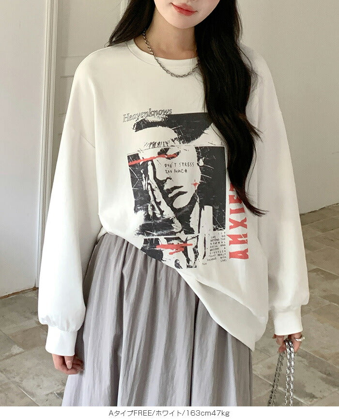 ヴィンテージプリントBIGロンT