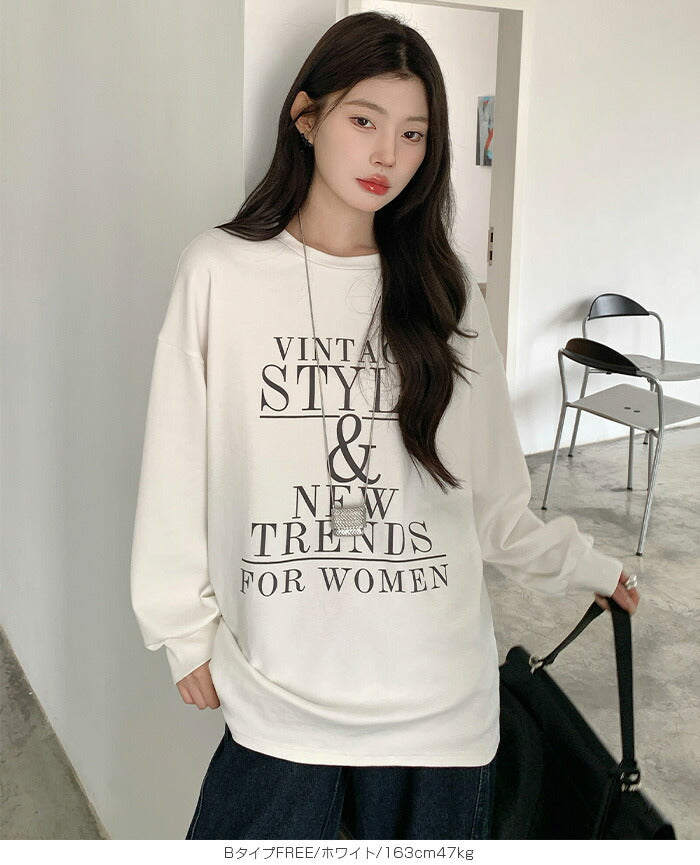 ヴィンテージプリントBIGロンT