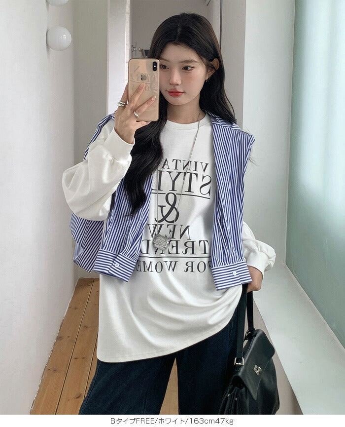 ヴィンテージプリントBIGロンT