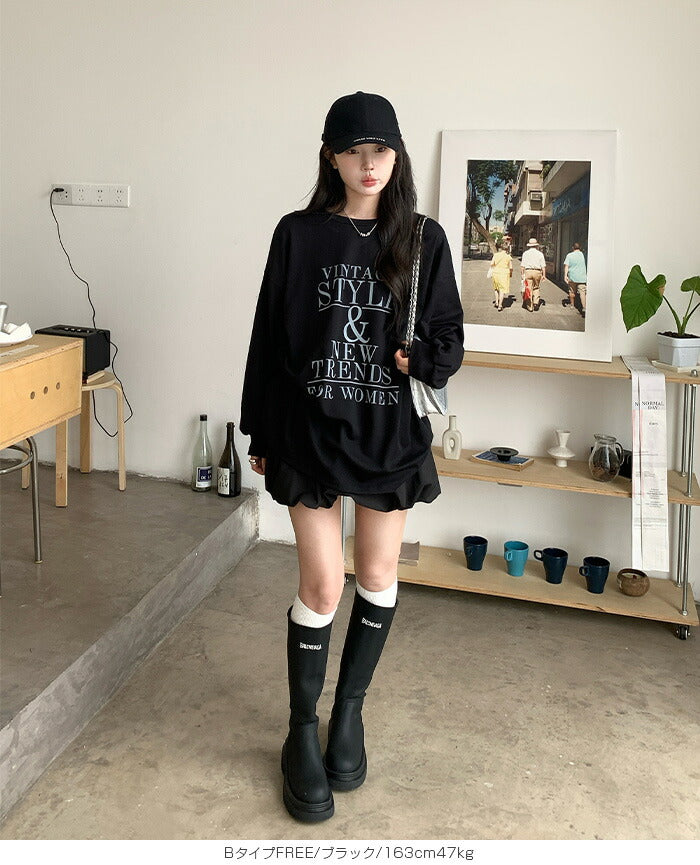 ヴィンテージプリントBIGロンT