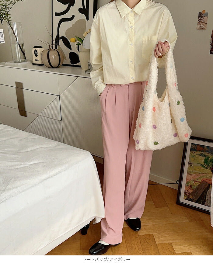 レースフラワー大容量トートバッグ