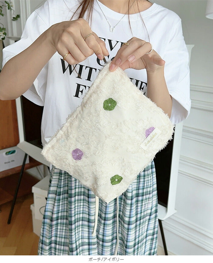 レースフラワー大容量トートバッグ