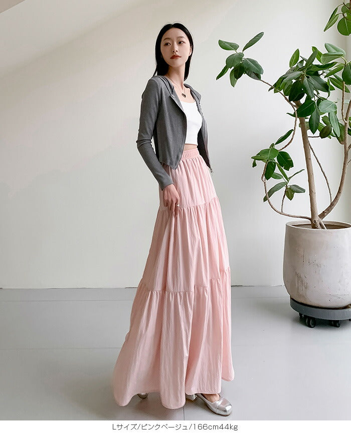 Aラインハイウエストフレアスカート