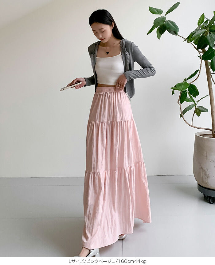 Aラインハイウエストフレアスカート