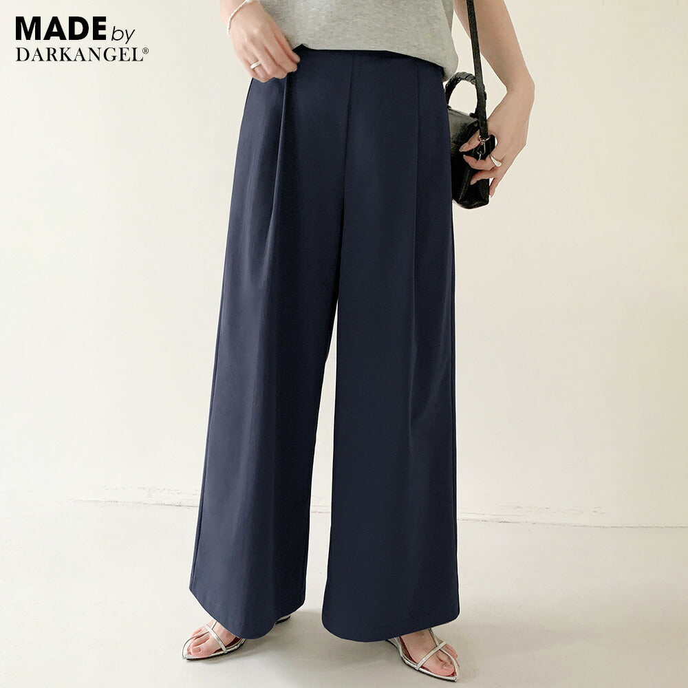 04size | タック入りイージーフレアパンツ