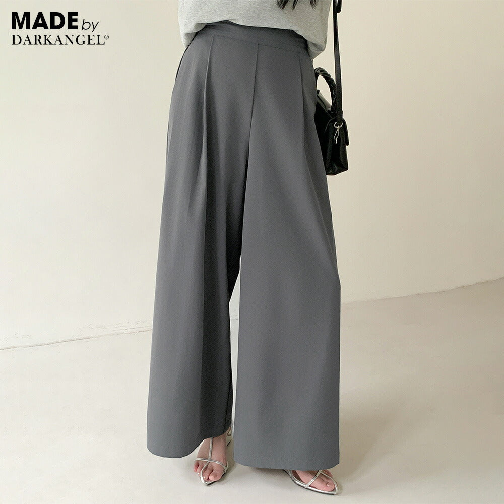 04size | タック入りイージーフレアパンツ