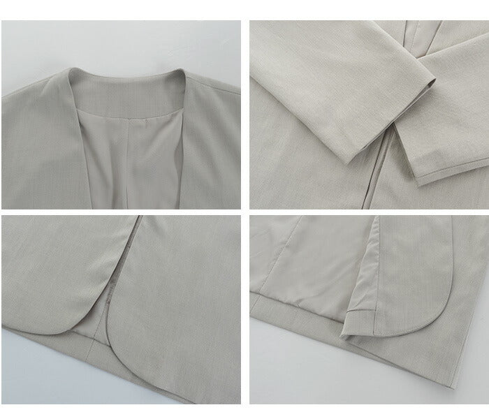 ノーカラージャケット