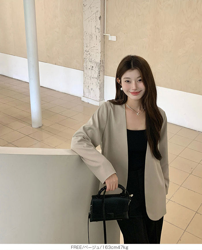 ノーカラージャケット