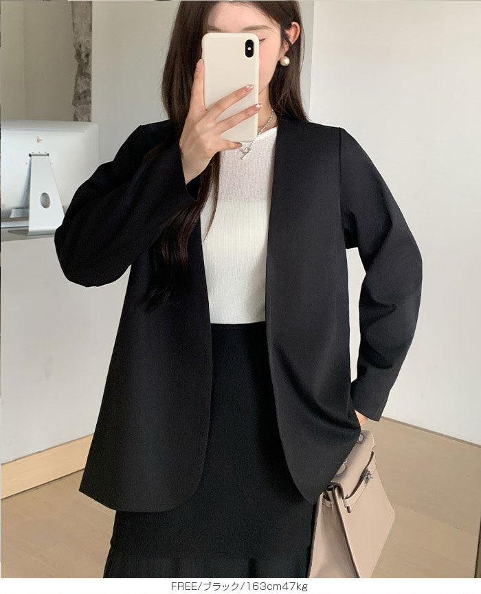 ノーカラージャケット