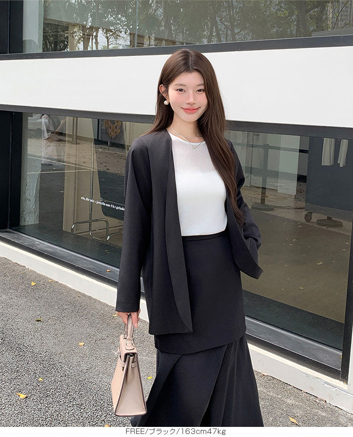 ノーカラージャケット