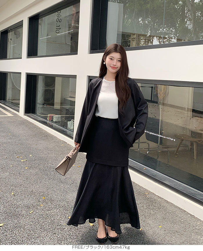 ノーカラージャケット